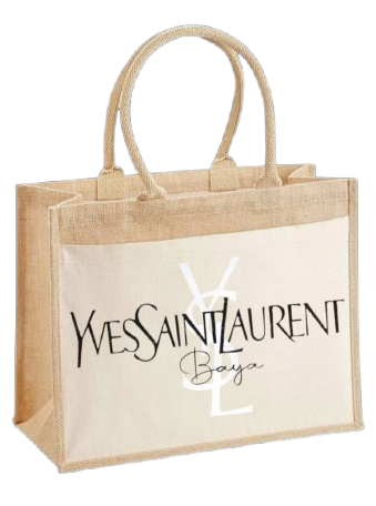 Sac en jute - Modèle Yves Saint Laurent