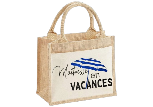 Sac en jute - Modèle En vacances