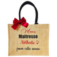 Sac en jute  - Modèle Merci Maitresse