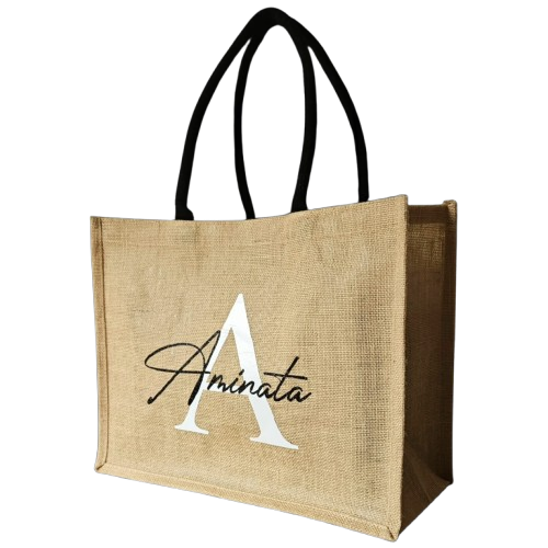 Sac en jute - Modèle Initiale