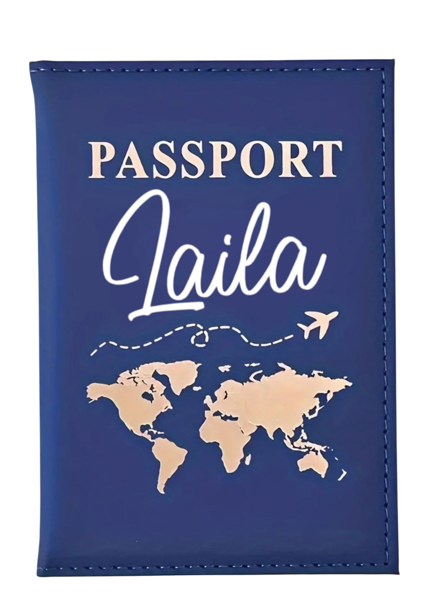Protège passeport - Bleu marine