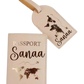 Protège passeport - Modèle Camel