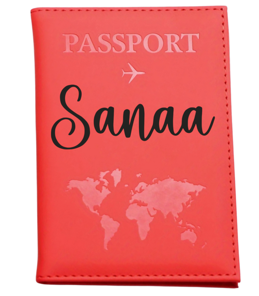 Protège passeport - Rouge