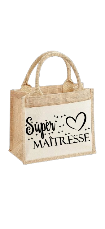 Sac en jute - Modèle Super Maitresse 2