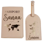 Protège passeport - Modèle Camel